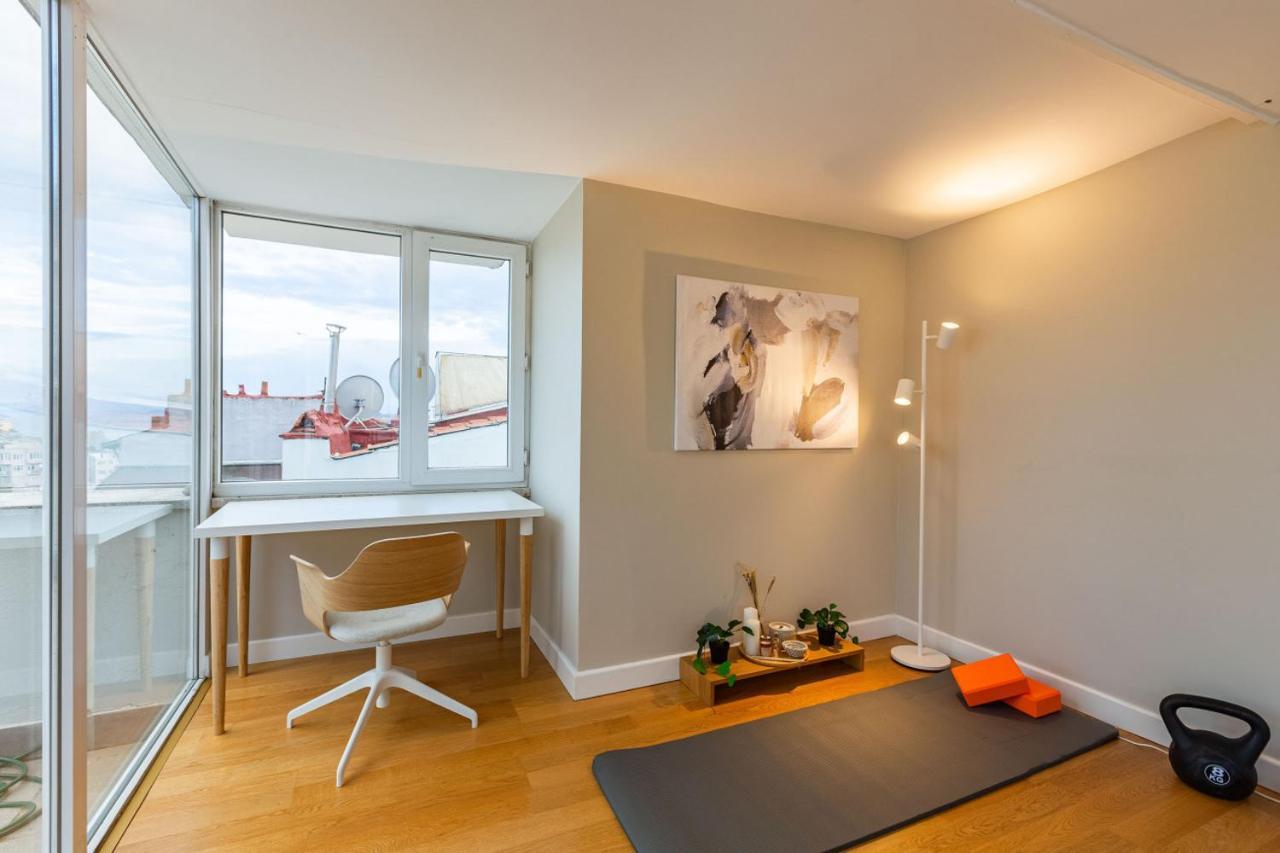 Mesmerizing Flat With Bosphorus View In Beyoglu Apartment Istanbul Luaran gambar