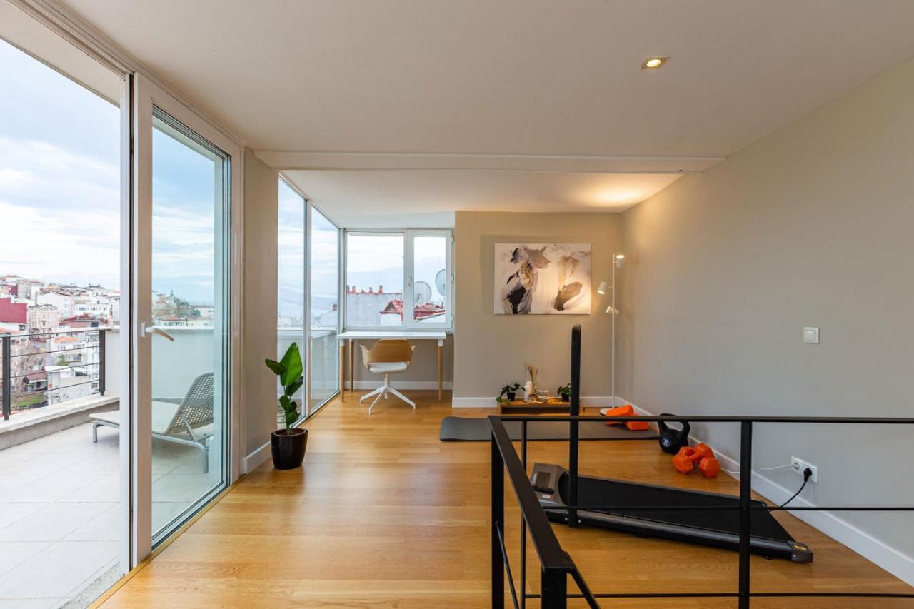 Mesmerizing Flat With Bosphorus View In Beyoglu Apartment Istanbul Luaran gambar
