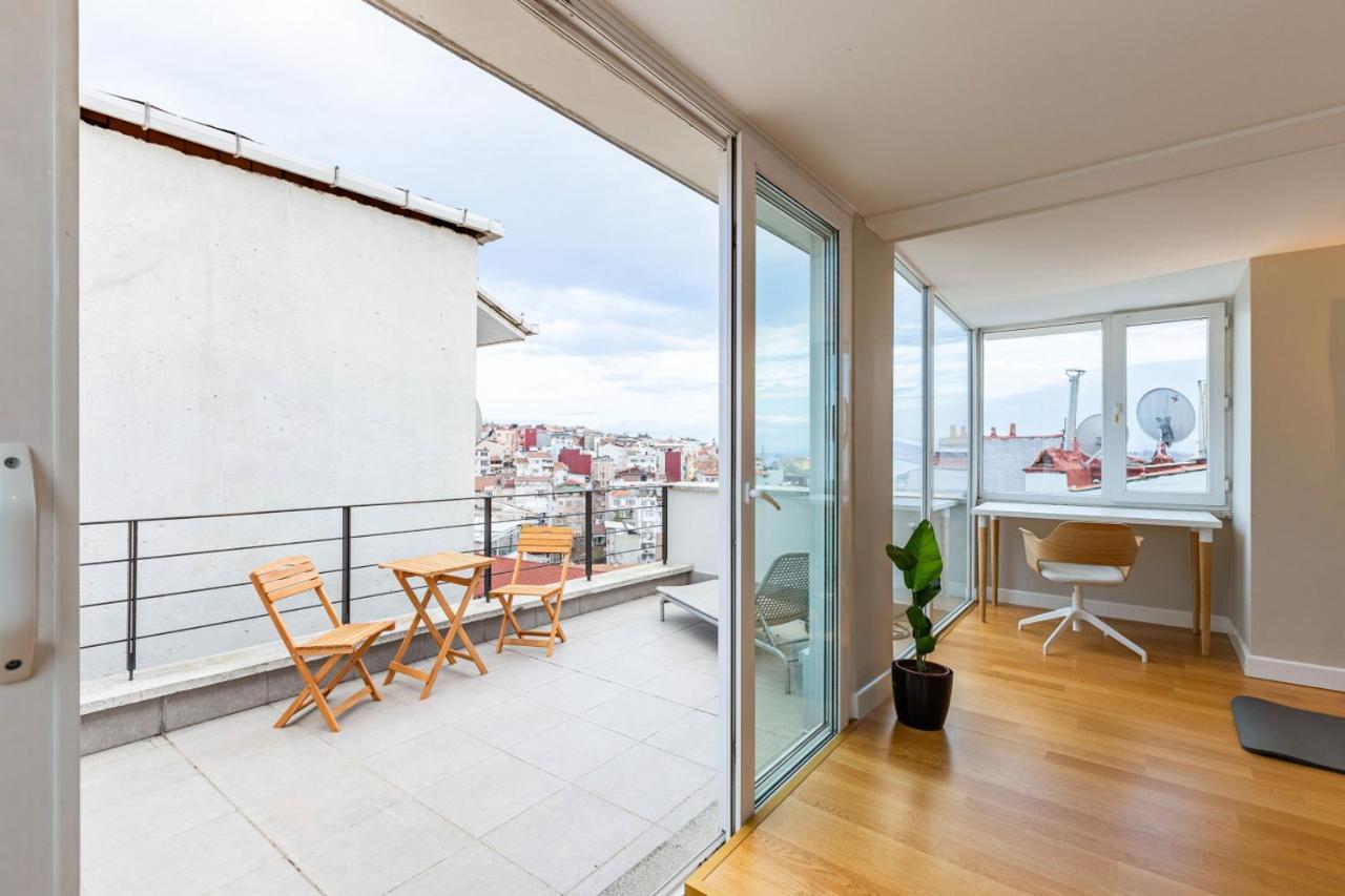 Mesmerizing Flat With Bosphorus View In Beyoglu Apartment Istanbul Luaran gambar